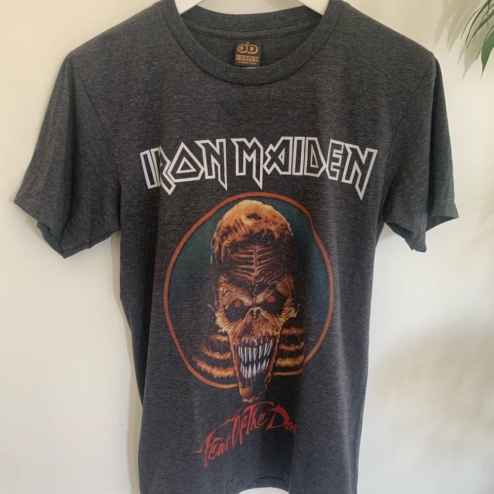 Vintage Iron Maiden 3D Emblem T-Shirt